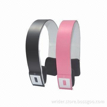 Bluetooth Stereo Headsets with 2.4GHz ISM Band Frequency, Support HSP/HFP/A2DP/AVRCP Profile